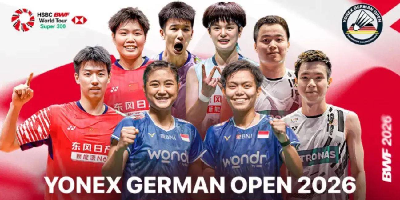 Cara Nonton Live Streaming Badminton German Open 2026, Ada yang Gratis