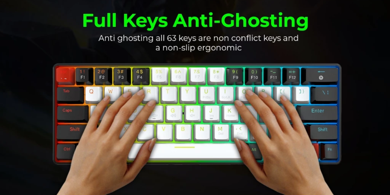 NYK Nemesis HELENS63 MKN-07: Solusi Keyboard Gaming Wired RGB Compact untuk Meja Sempit